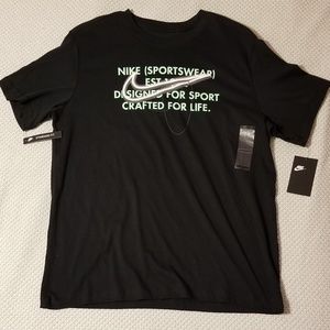 Nike Sportswear Core 4 Black T-Shirt NWT